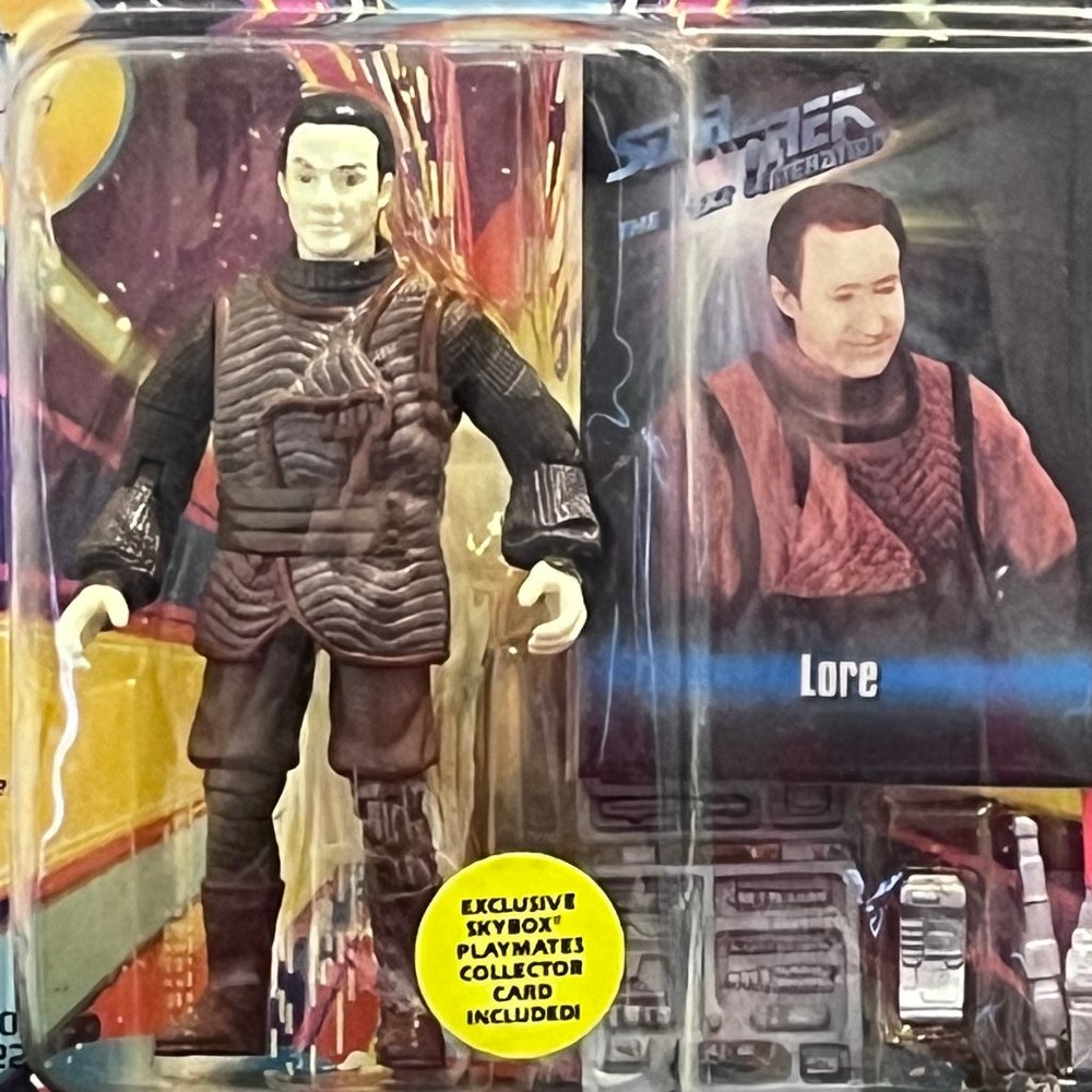 Star Trek TNG Data's Evil Twin Brother Lore Action Figure Playmates New